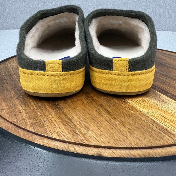 OluKai Hamani Hulu Slippers Men's 8 Slip On Wool Warm Comfort Shoes Mule - Picture 4 of 6